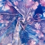 Hula Fabric / Hawaiian Flower / JKH-534-BL