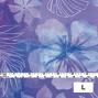 Hula Fabric / Hawaiian Flower / JKH-534-BL