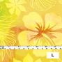 Hula Fabric / Hawaiian Flower / JKH-534-YE