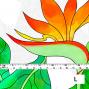 Hula Fabric / Strelitzia / JKH-550-WH