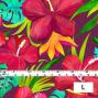 Hula Fabric / Hibiscus / JKH-556-RDPU