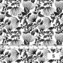Hula Fabric / Lehua / JKH-558-BK