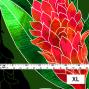 Hula Fabric / Red Ginger / JKH-562-GR