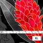 Hula Fabric / Red Ginger / JKH-562-GY