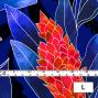 Hula Fabric / Red Ginger / JKH-562-NV