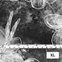 Hula Fabric / Plumeria / JKH-566-BK