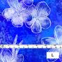 Hula Fabric / Plumeria / JKH-566-BL