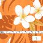 Hula Fabric / Plumeria / JKH-568-OR