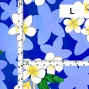 Hula Fabric / Plumeria / JKH-576-BL
