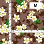 Hula Fabric / Plumeria / JKH-576-BR
