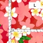 Hula Fabric / Plumeria / JKH-576-RD