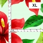 Hula Fabric / Hibiscus / JKH-586-LGR