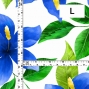 Hula Fabric / Hibiscus / JKH-586-WHBL