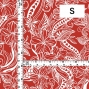 Hula Fabric / Kahiko&Hibiscus / JKH-592-RD