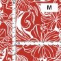 Hula Fabric / Kahiko&Hibiscus / JKH-592-RD