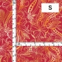 Hula Fabric / Kahiko&Hibiscus / JKH-592-RDOR