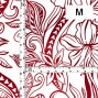 Hula Fabric / Kahiko&Hibiscus / JKH-592-WHRD