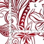 Hula Fabric / Kahiko&Hibiscus / JKH-592-WHRD