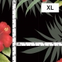 Hula Fabric / Hibiscus / JKH-594-BK