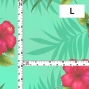 Hula Fabric / Hibiscus / JKH-594-GR