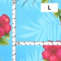 Hula Fabric / Hibiscus / JKH-594-LBL
