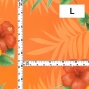 Hula Fabric / Hibiscus / JKH-594-OR