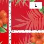 Hula Fabric / Hibiscus / JKH-594-RD