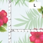 Hula Fabric / Hibiscus / JKH-594-WH