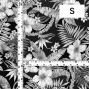 Hula Fabric / Hawaiian Flower / JKH-598-BK