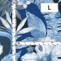 Hula Fabric / Hawaiian Flower / JKH-598-BL