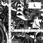 Hula Fabric / Kahiko&Hawaiian motifs / JKH-600-BK