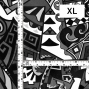 Hula Fabric / Kahiko&Hawaiian motifs / JKH-600-BK