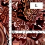 Hula Fabric / Kahiko&Hawaiian motifs / JKH-600-BR