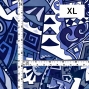 Hula Fabric / Kahiko&Hawaiian motifs / JKH-600-NV