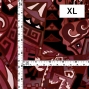 Hula Fabric / Kahiko&Hawaiian motifs / JKH-600-RD