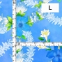 Hula Fabric / Hibiscus / JKH-608-BL