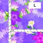 Hula Fabric / Hibiscus / JKH-608-PU