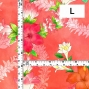 Hula Fabric / Hibiscus / JKH-608-RD