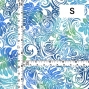 Hula Fabric / Kahiko&Honu / JKH-614-WHBL