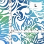 Hula Fabric / Kahiko&Honu / JKH-614-WHBL