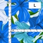 Hula Fabric / Hibiscus / JKH-616-BL