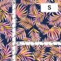 Hula Fabric / Hawaiian Leaf / JKH-620-NVPI