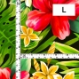 Hula Fabric / Hibiscus  / JKH-622-RDBK