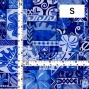 Hula Fabric / Square Design / JKH-626-BL