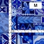 Hula Fabric / Square Design / JKH-626-BL