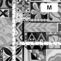Hula Fabric / Square Design / JKH-626-GY