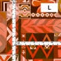 Hula Fabric / Square Design / JKH-626-OR