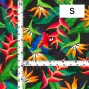 Hula Fabric / Tropical Bird / JKH-632-BK