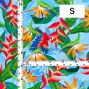 Hula Fabric / Tropical Bird / JKH-632-BL