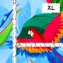 Hula Fabric / Tropical Bird / JKH-632-BL